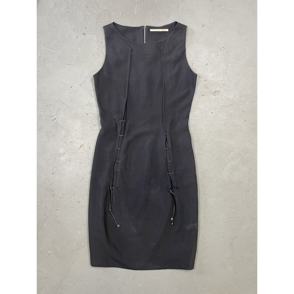 Vintage Marithé François Girbaud Gorgeous‎ Black Dress SZ 26 - Picture 1 of 10